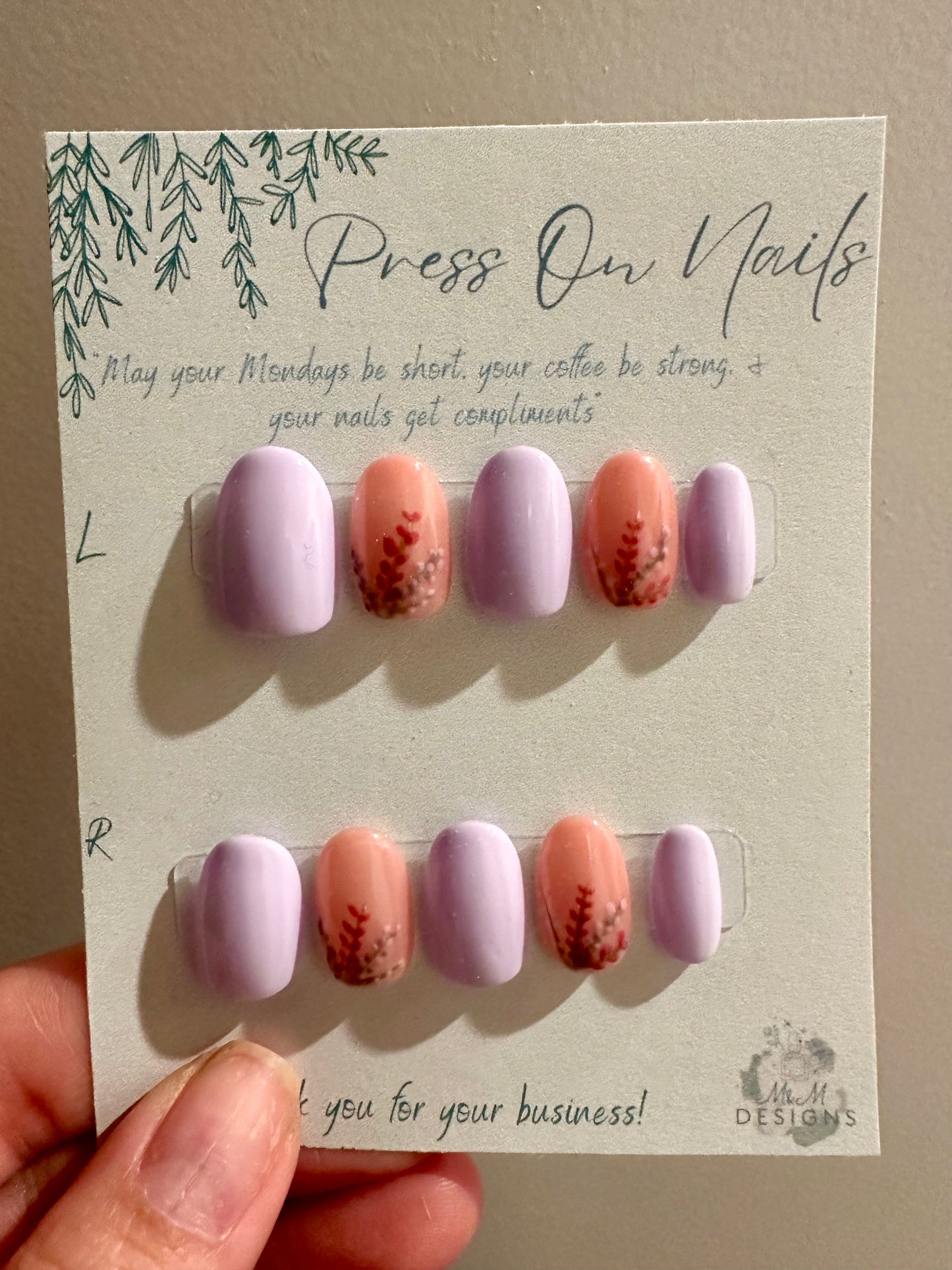 Lavender Nails