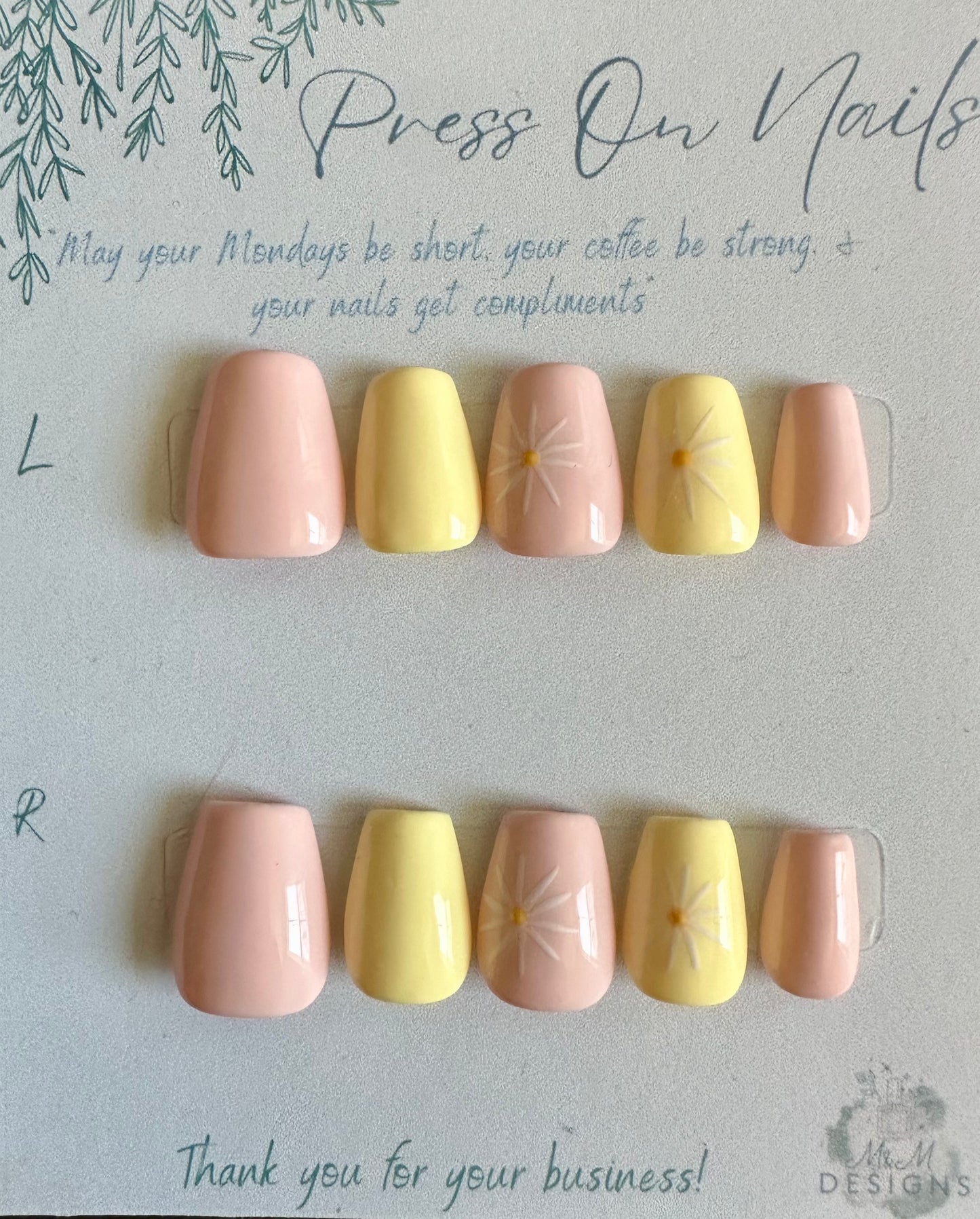 Spring Flower Nails